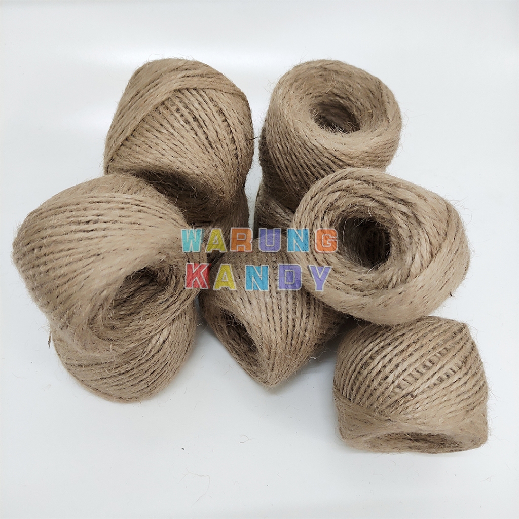 Jual Tali Rami 2 3 ply 100gram Goni / Jerami / Mendong / Pengikat ...