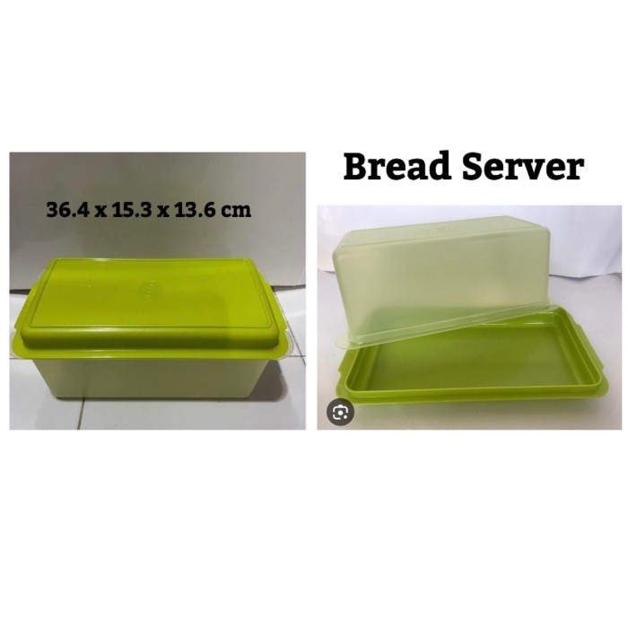 Jual Tupperware Bread Server Wadah Roti Panjang | Shopee Indonesia
