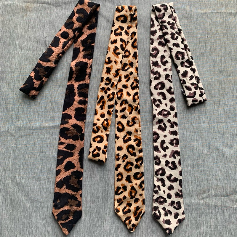 Jual Slayer leopard/Nectie leopard/collar band Leopard/dasi leopard ...