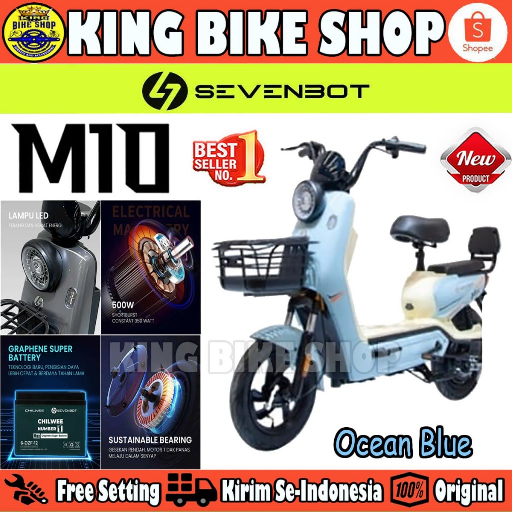 Jual Sepeda Listrik SEVENBOT M10 M 10 500 Watt Electric Bike | Shopee ...