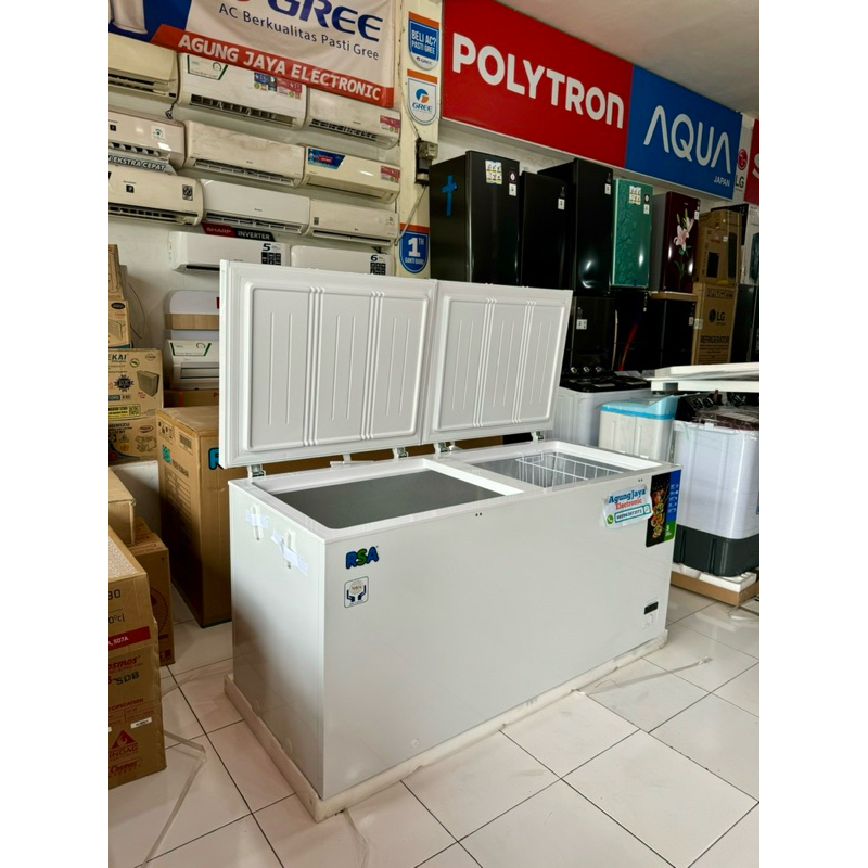 Jual RSA CHEST FREEZER CF-600 FREEZER BOX JUMBO LEMARI PEMBEKU 600 ...