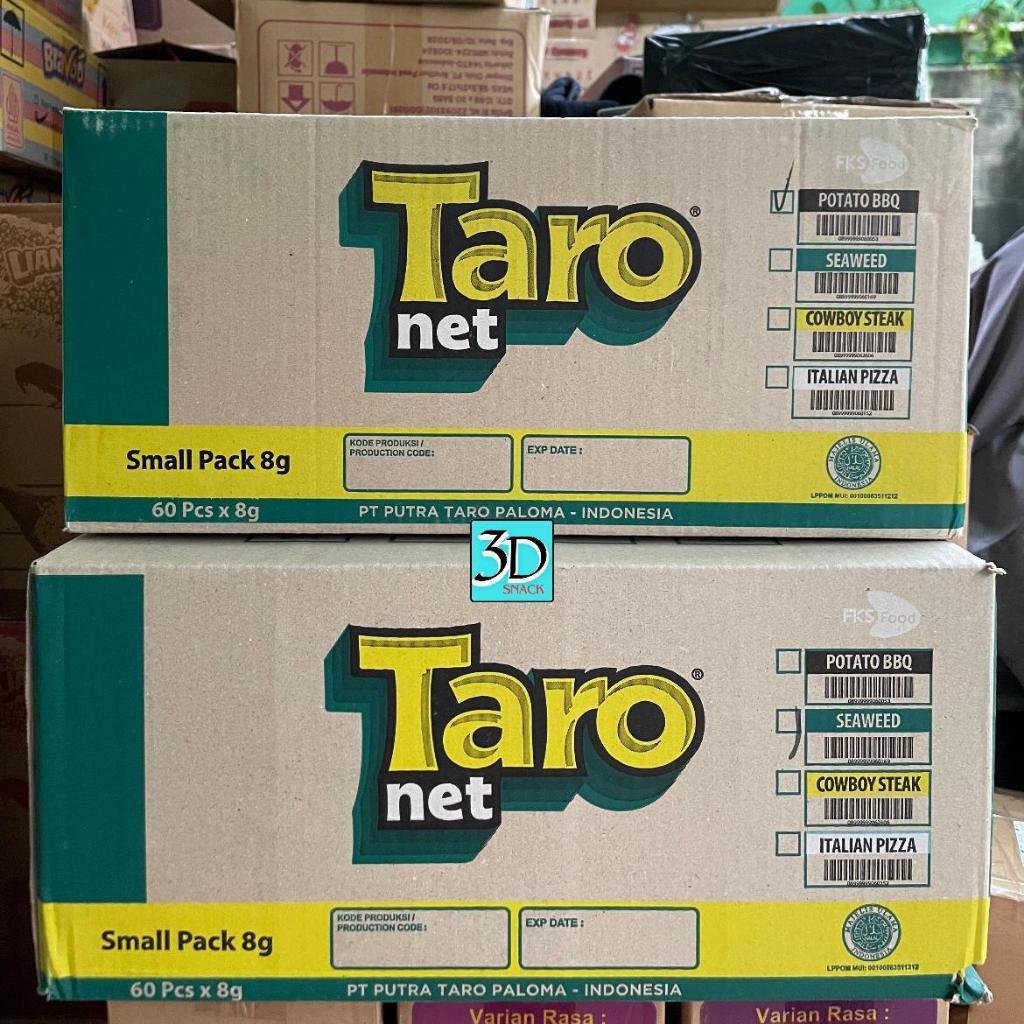 Jual PER KARTON TARO NET ECERAN 1000 DAN 2000 RASA BBQ/RUMPUT LAUT ...