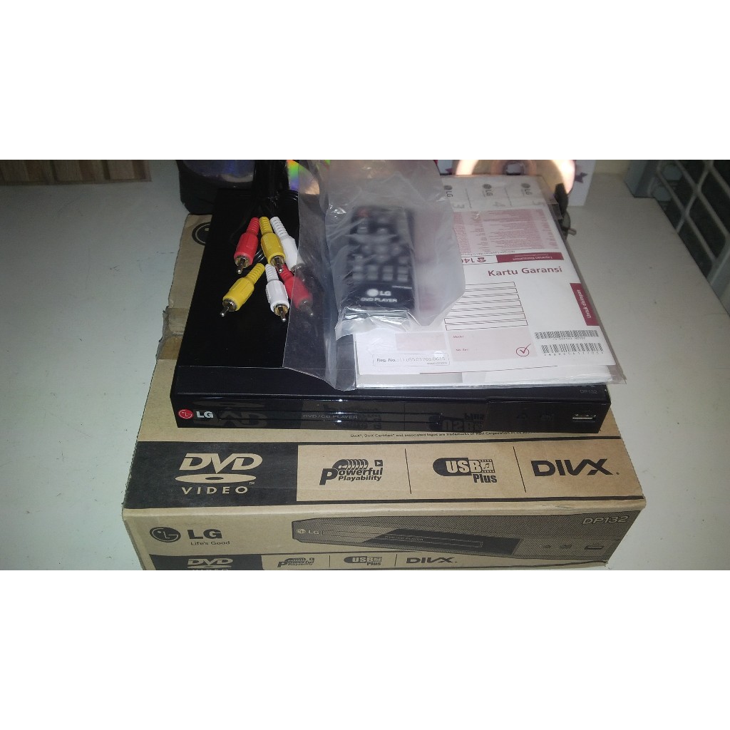 Jual NEW LG DVD Player with USB Music Direct Recording - DP132 EASY ...