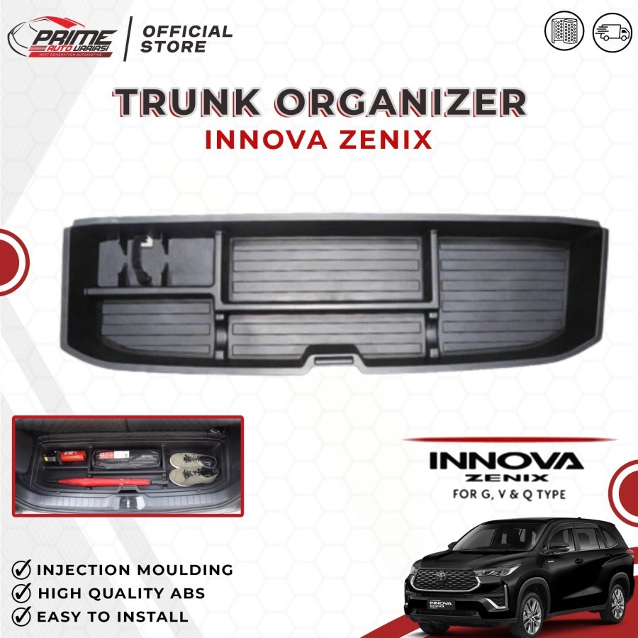 Jual Rear Trunk Organizer Box Bagasi Belakang Toyota Innova Zenix ...