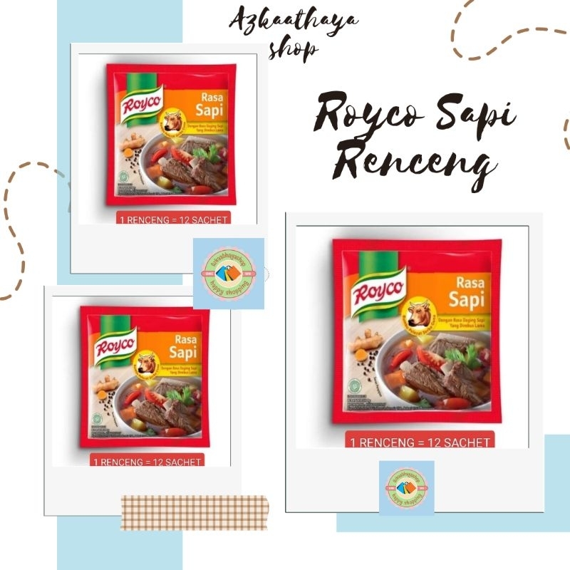 Jual ROYCO SAPI RENCENG ISI 12 SACHET | Shopee Indonesia