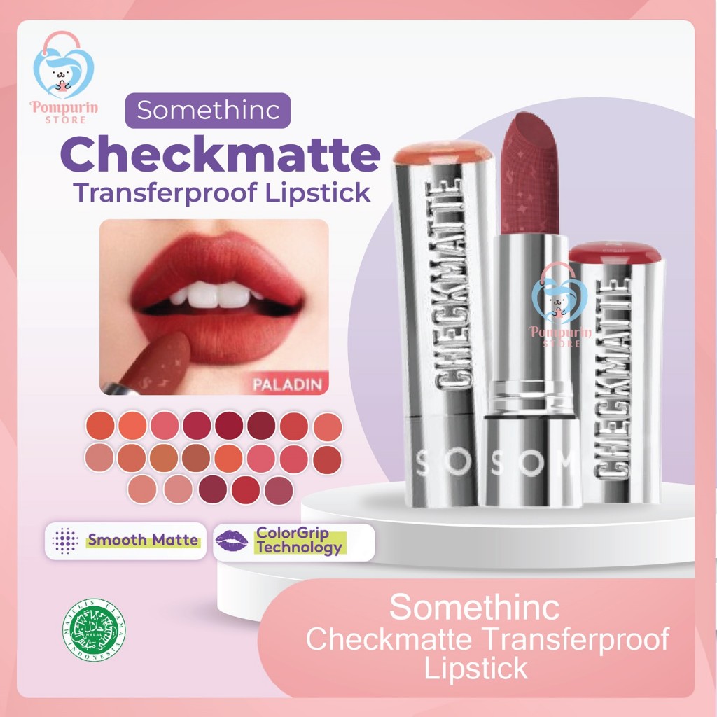 Jual Somethinc Checkmatte Transferproof Lipstick - Lipstick by ...