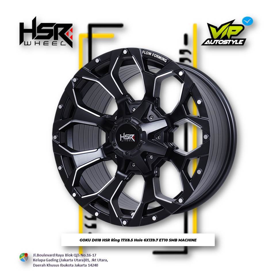 Jual HSR GOKU R17 - Velg Mobil Pajero. Fortuner, Hilux Doble Cabin ...
