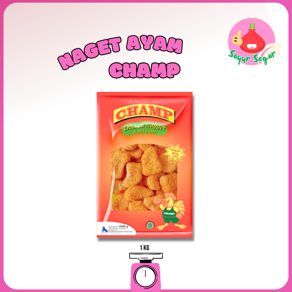 Jual Sayur Segar - Champ Naget Ayam/Chicken Nuggets | Shopee Indonesia