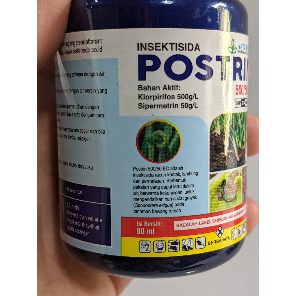 Jual Obat Pertanian Pembunuh Serangga Insektisida POSTRIN 500/50EC ...