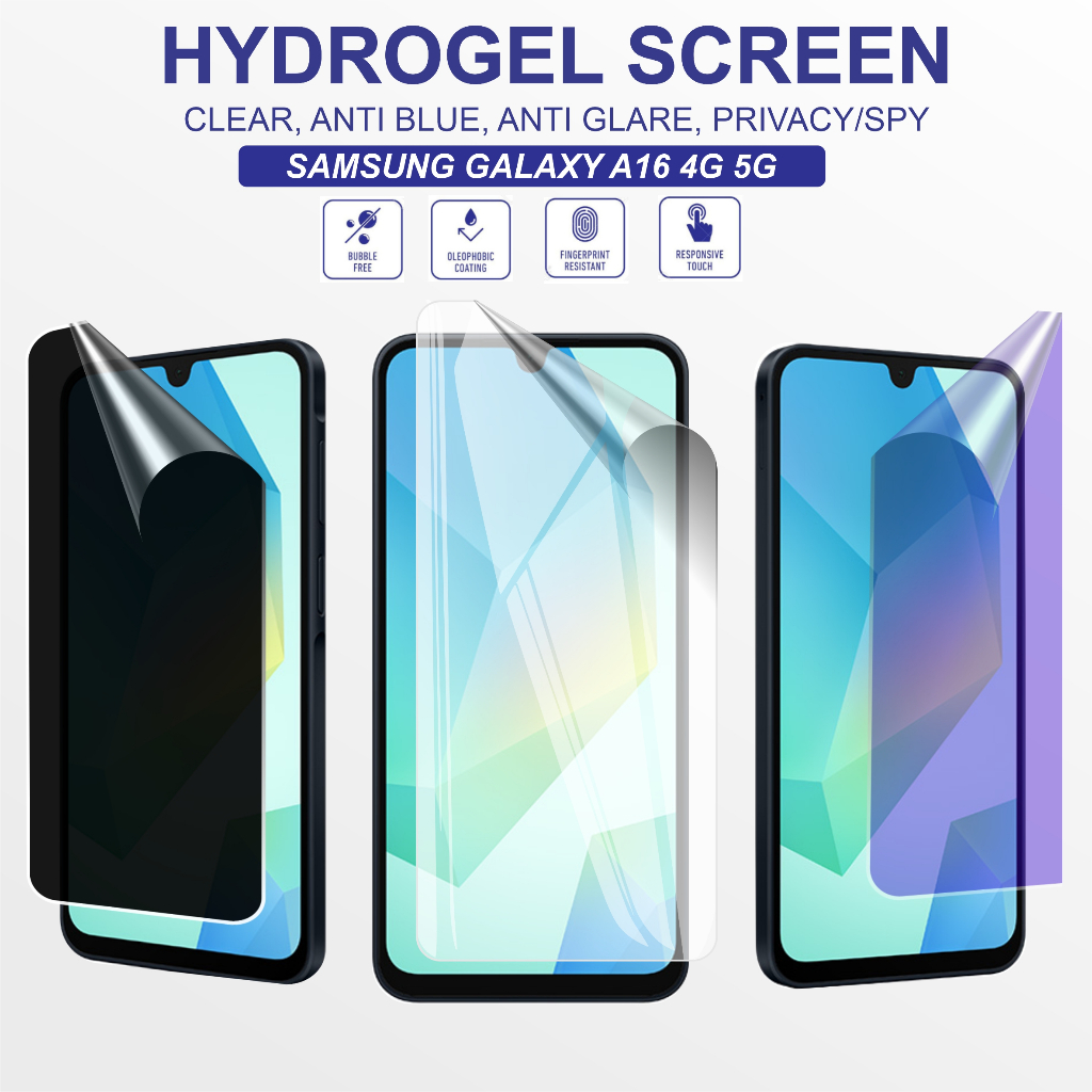 Jual Anti Gores Hydrogel Samsung Galaxy A16 4G 5G Pelindung Layar
