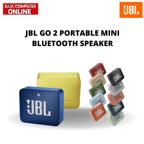 Jual JBL GO 2 PORTABLE MINI BLUETOOTH SPEAKER ORIGINAL | Shopee Indonesia