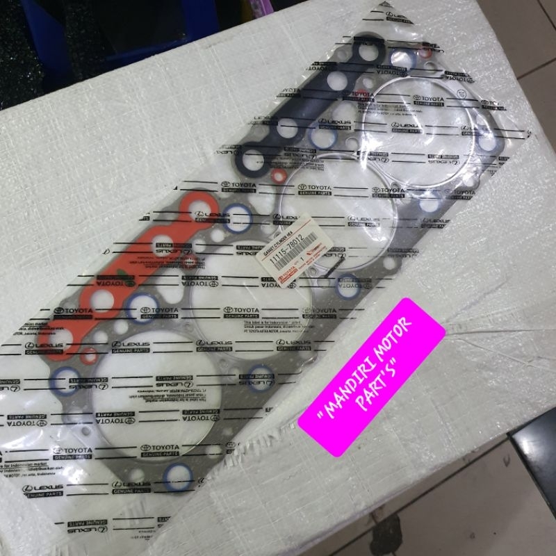 Jual PAKING DEKSEL/GASKET CYLINDER HEAD/PAKING KOP HT125 KLINGRIT/11115 ...