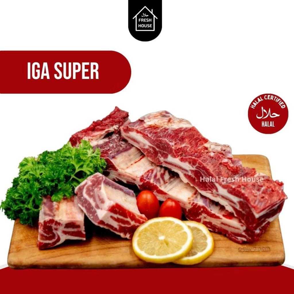 Jual IGA SAPI PREMIUM / SHORT RIB 500G DAN 1KG | Shopee Indonesia