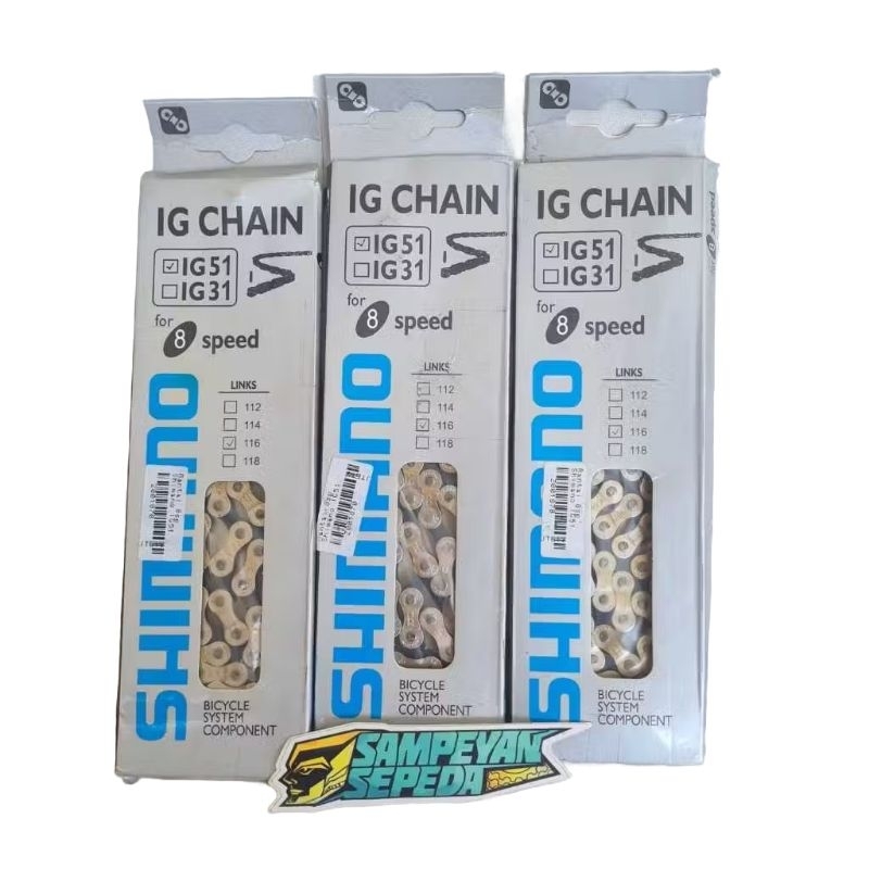 Ricambio Catena 6/7/8 Velocit&agrave; Catena SHIMANO CN-HG71 Per 6/7/8 Velocit&agrave; - Lunghezza 116 Maglie Componenti Bici Shimano