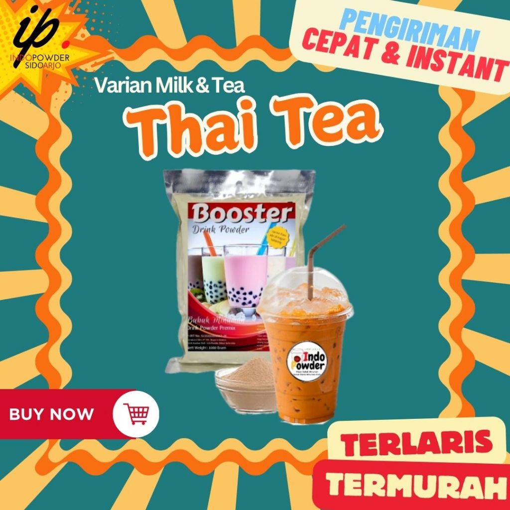Jual Bubuk Minuman Thai Tea 1 Kg / Thai Tea Powder / Powder Thai tea ...