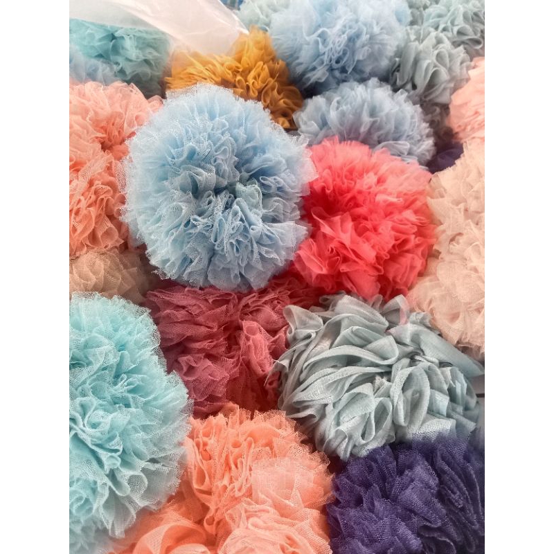 Jual Cepol jumbo ikat rambut tile premium/ scrunchie Cepol jumbo tille ...