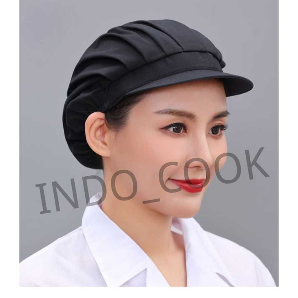 Jual Topi Chef Topi Net Jaring Topi Half Net Topi Koki TN01 | Shopee ...