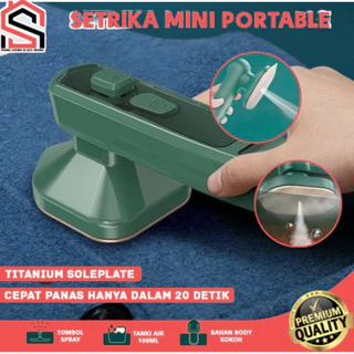 Setrika Mini Elektrik Portable Dengan Semprotan