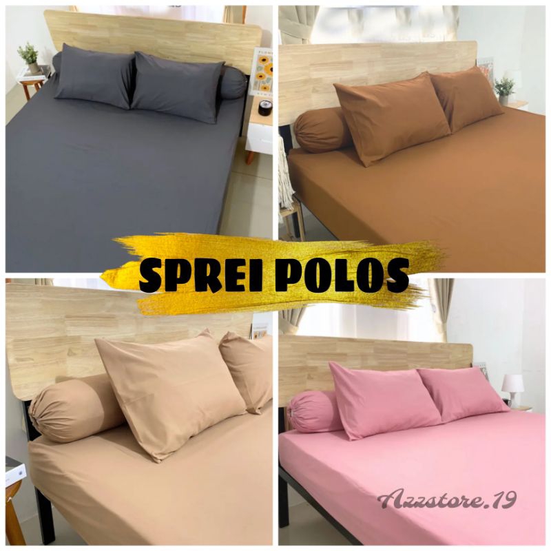 SPREI HOTEL MOTIF POLOS UKURAN 200*180*160*120*90 | SPREI POLOS AESTHETIC | SPRE