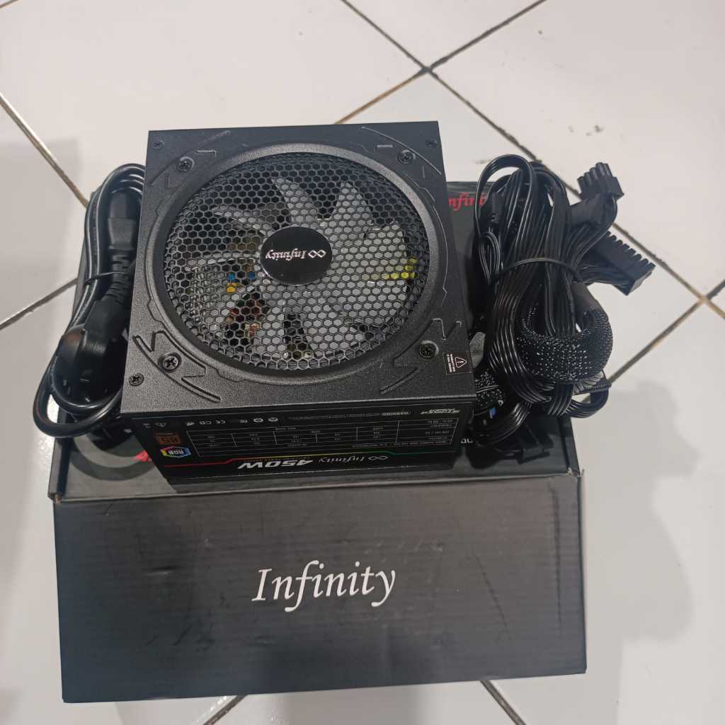 Jual Infinity Strike Power Supply 450 Watt 80+ Bronze / Psu 450w Bronze ...