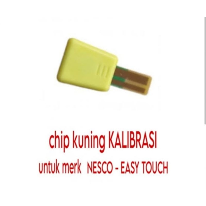 Jual chip Kuning untuk Kalibrasi Alat GCU GCHB easy touch Nesco ...