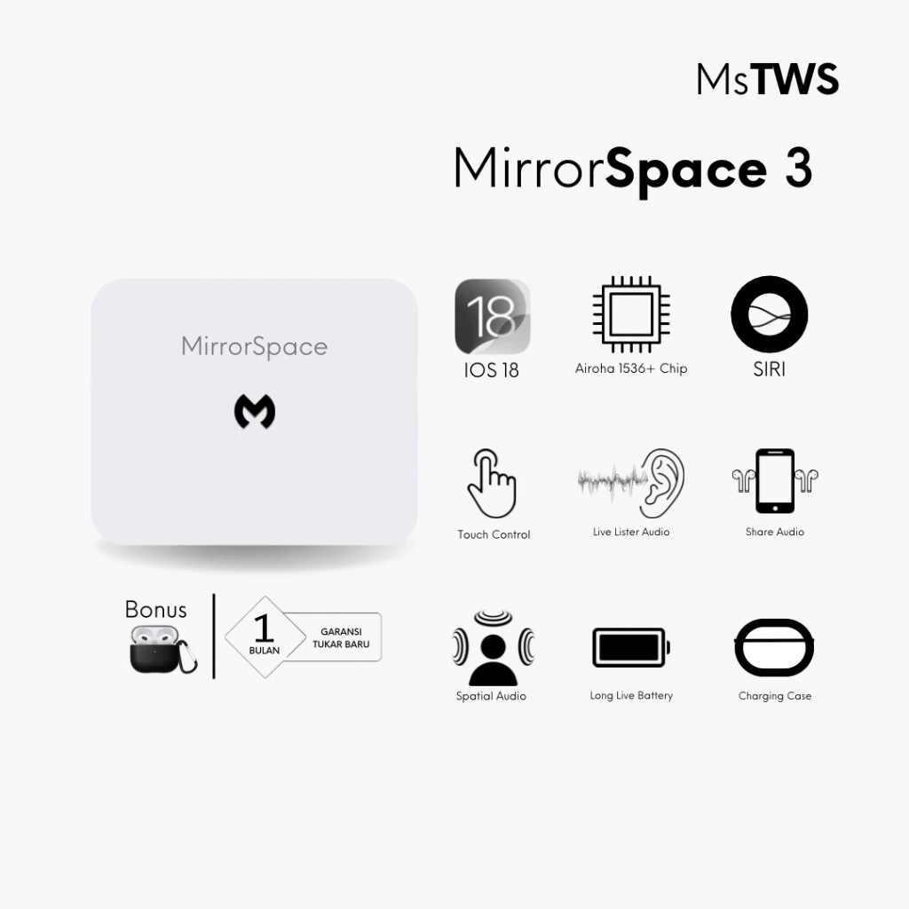 Jual MirrorSpace Generation 3 w/ logo MirrorSpace | Shopee Indonesia
