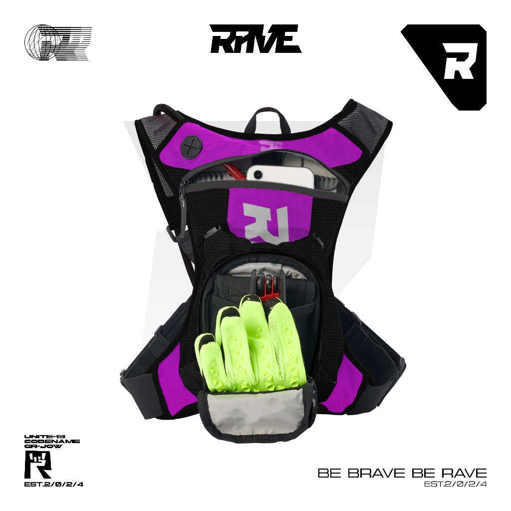 Jual RAVE RACEGEARS - Tas Hydropack Enduro 3L Hydration Pack Oxtagon ...
