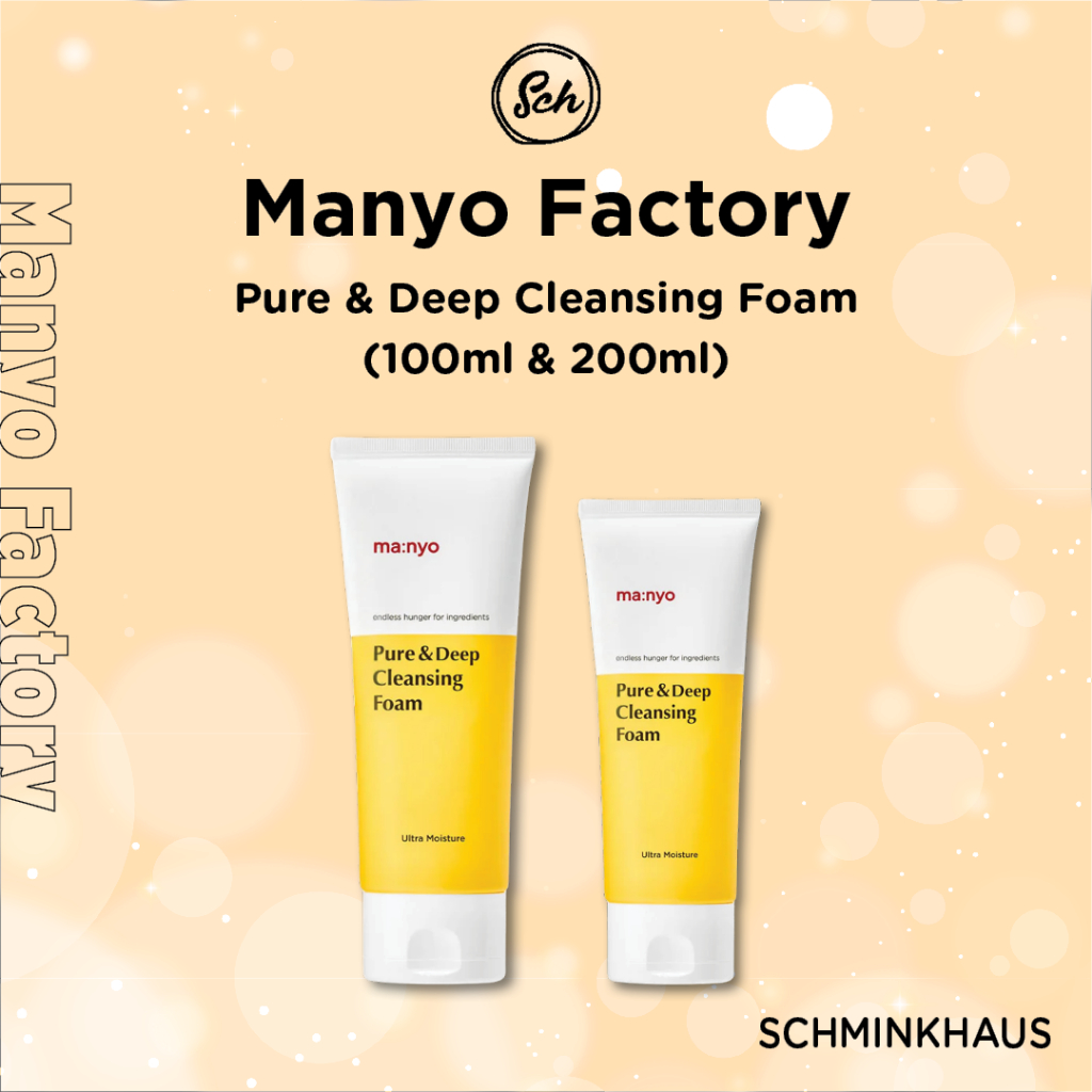 Jual MANYO Pure & Deep Cleansing Foam ( 100ml / 200ml ) | Shopee Indonesia