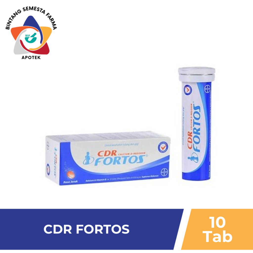 Jual CDR FORTOS 10 TABLET - UNTUK KESEHATAN TULANG DAN GIGI | Shopee ...