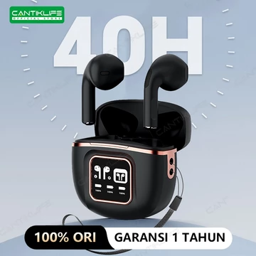 Layar LED TWS J55 Earphone Bluetooth Nirkabel Dengan Kontrol Sentuh Bluetooth 5.4