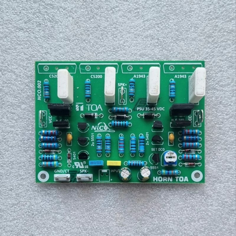 Jual KIT Driver Power Amplifier HORN TOA Corong Lantang | Shopee Indonesia