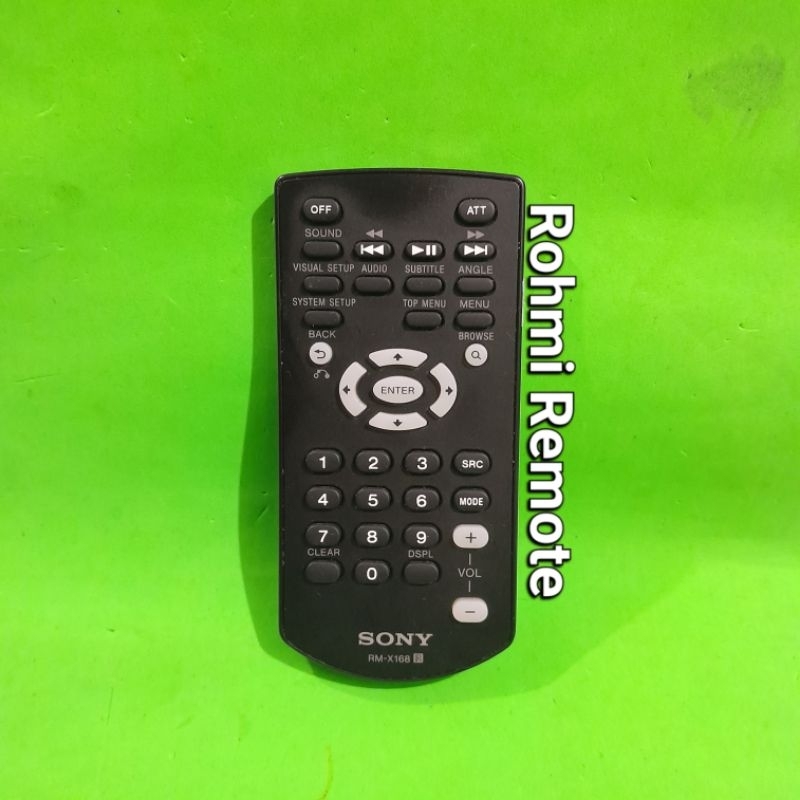 Jual REMOTE REMOT AUDIO SONY COMMANDER RM-X168 ORIGINAL ASLI | Shopee ...