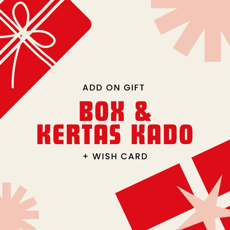 Jual ADD ON : KERTAS KADO + WISH CARD | Shopee Indonesia