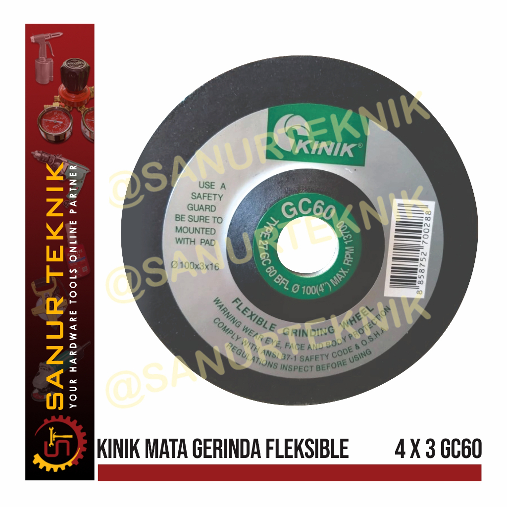 Jual KINIK Flexible Grinding Wheel 4x3 / Mata Gerinda Fleksible 4 x 3 ...