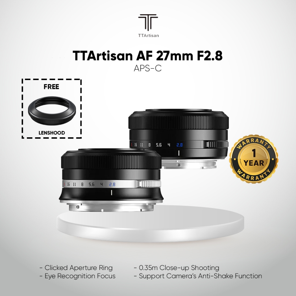 TTArtisan AF 27mm F2.8 Auto Focus Lens For Fujifilm X-Mount