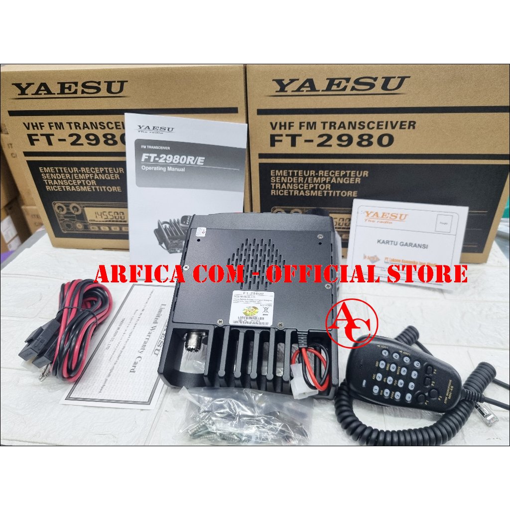Jual RADIO RIG RIG YAESU FT2980 VHF ORI PENGGANTI FT 2900 ORI YAES FT ...