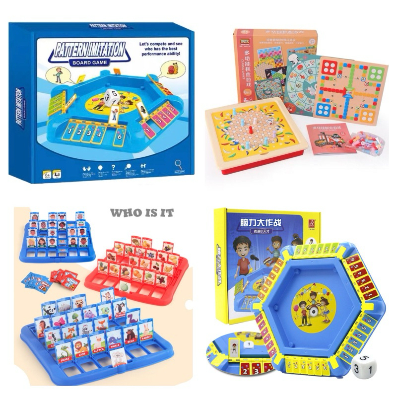Jual Pattern Imitation Board Game/Who Is It Board Game/Mainan Edukasi ...