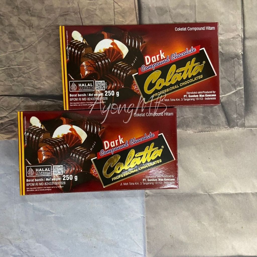 Jual COLATTA DARK COMPOUND 250GR DCC COLATTA | Shopee Indonesia
