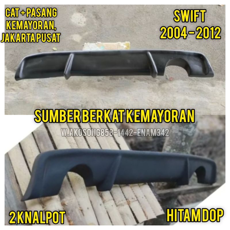 Jual FRP Diffuser Swift ST GT2 GT3 | Difuser Pengaman Bumper Belakang ...