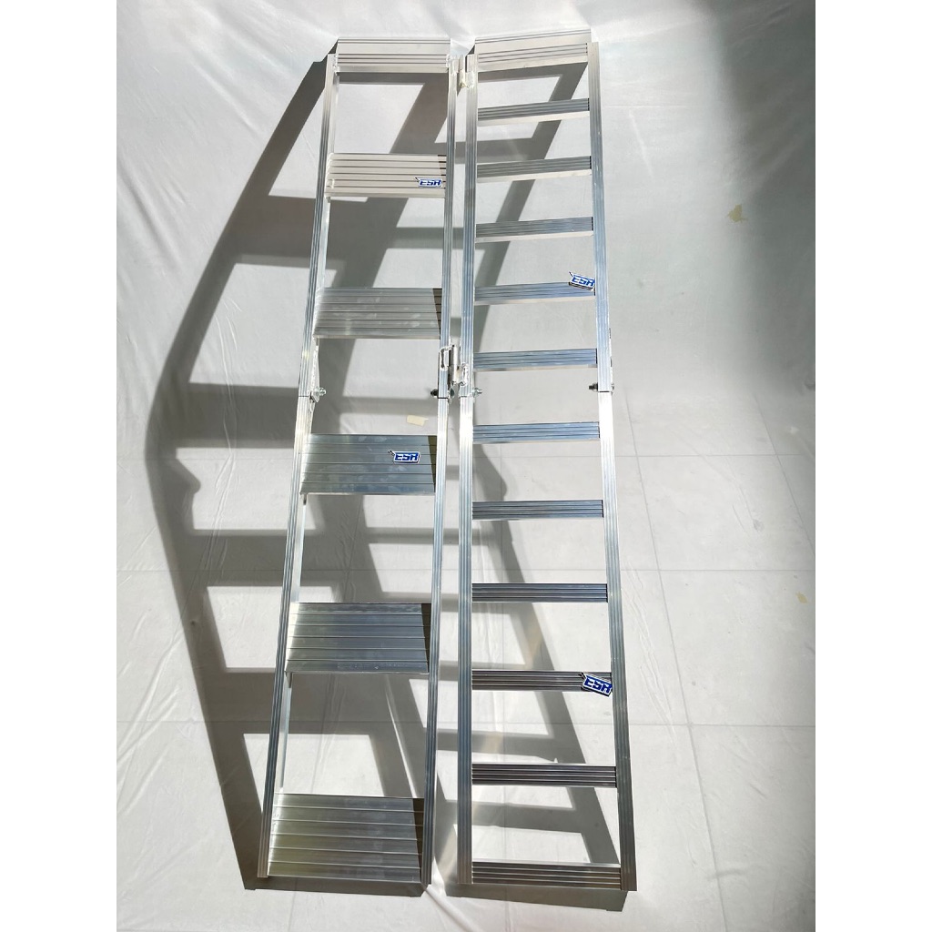 Jual Dirtbike Loading Ramp / Tangga Motor ARES, lipat 4 + Tali Tie Down ...