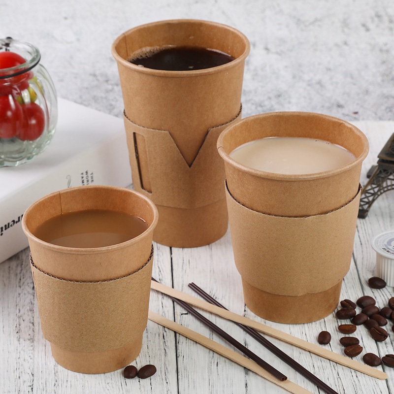 Jual [50PCS]Paper cup Kraft Single Wall 8oz(260ml )+Tutup / Gelas ...