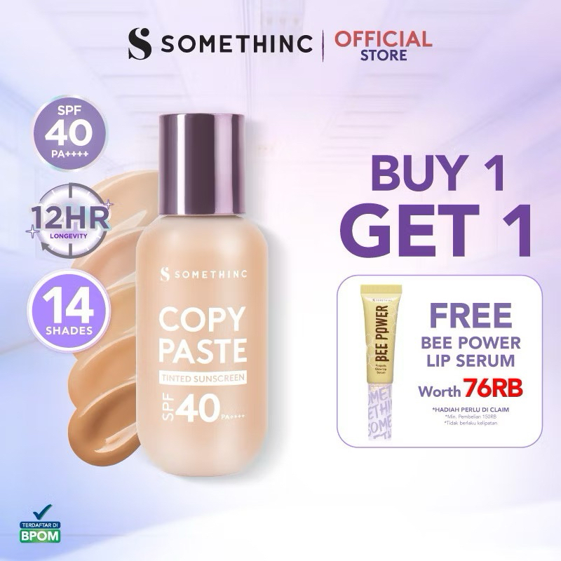 Jual SOMETHINC COPY PASTE TINTED SUNSCREEN SPF 40 30ML | Shopee Indonesia