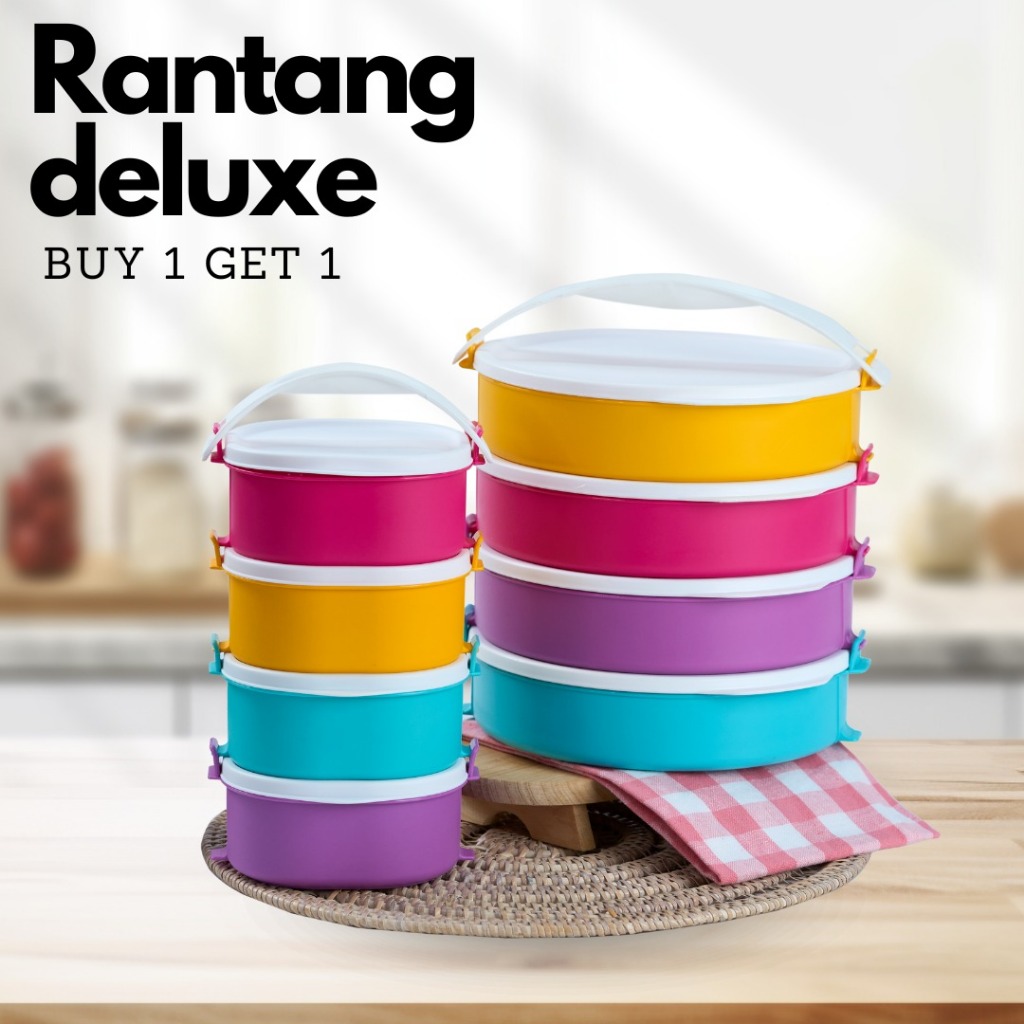 Jual F&V store paketan rantang bulat susun 4 isi 2 rantang 2 ukuran ...