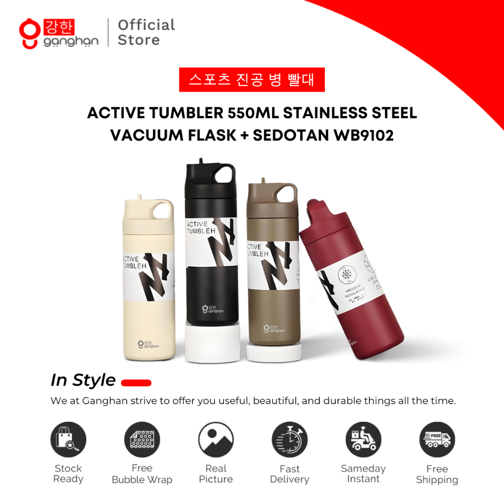 Little Surprise Box Red Lucky Doodle Stainless Steel Tumbler – 550ml