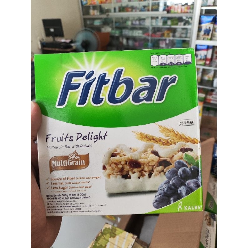 Jual Fitbar Rasa Cokelat, Tiramisu Multigrain 20gram 5x20gram Murah ...