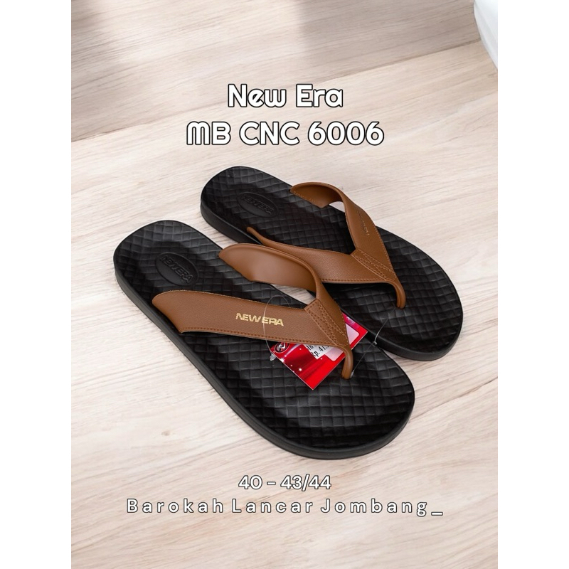 Jual Sandal japit karet New Era MB CNC 6006 100% ORIGINAL BY
