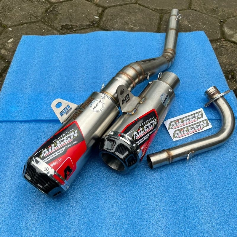 Jual knalpot Original Aileen Racing Powerful A01 Untuk Vega Jupiter ...