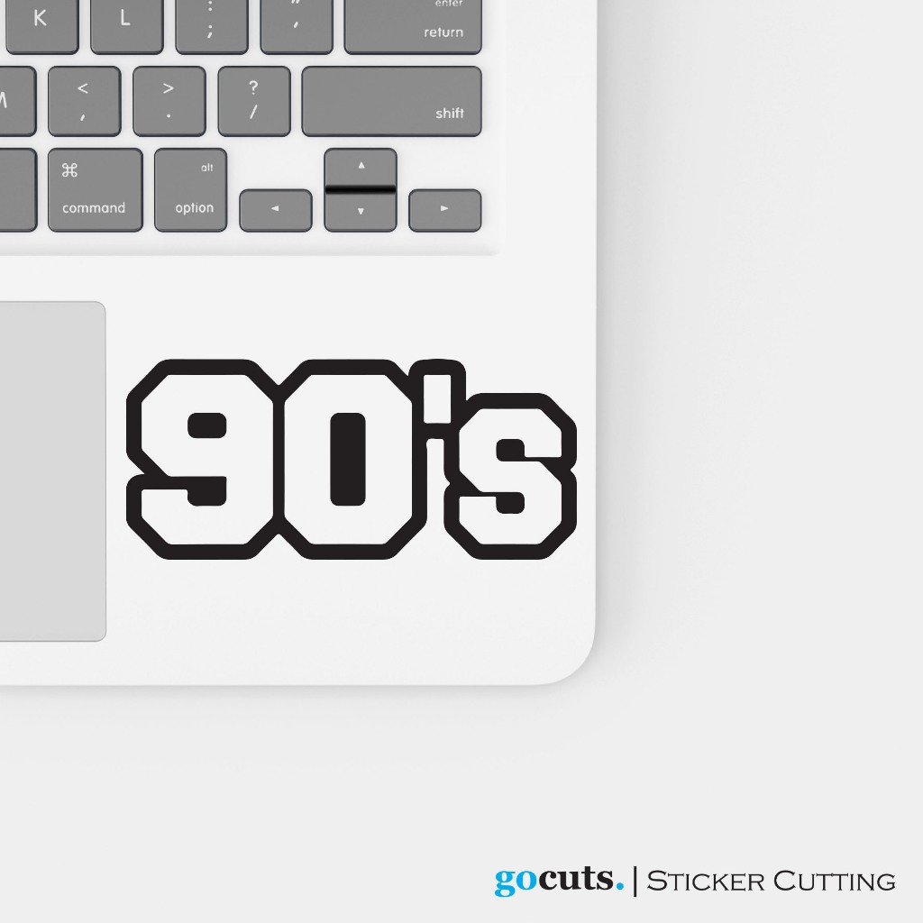 Jual Stiker Laptop 90's Sticker Cutting Custom | Shopee Indonesia