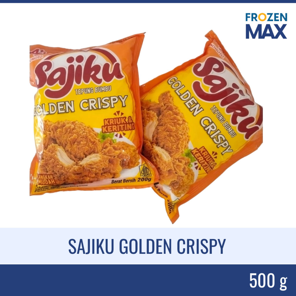 Jual Sajiku Tepung Bumbu Golden Crispy | Tepung Bumbu Serbaguna Sajiku ...