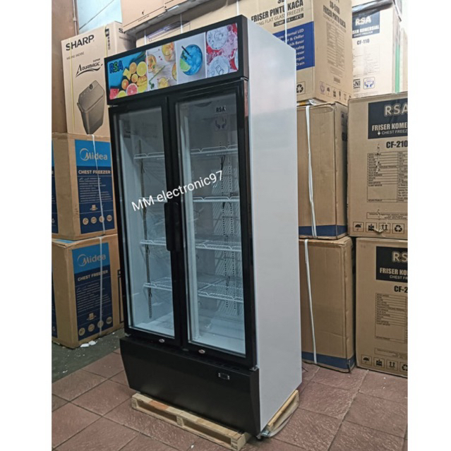 Jual Showcase Cooler RSA 2 pintu 568 ltr TOPAZ-600 ( Lemari pendingin ...